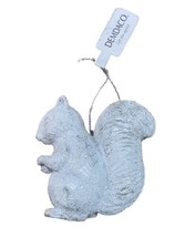 Silvestri  Silvered White Squirrel Christmas Ornament Hanging 3 inch - £10.17 GBP