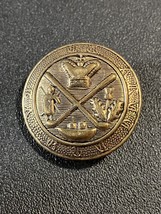 VINTAGE ROYAL BLACKHEATH GOLD CLUB BRASS CROWN &amp; THISTLES COAT BUTTON  3... - $6.95