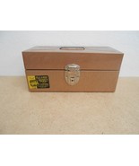 Vintage Metal Copper Tone File-A-Way Safety Chest - £17.79 GBP