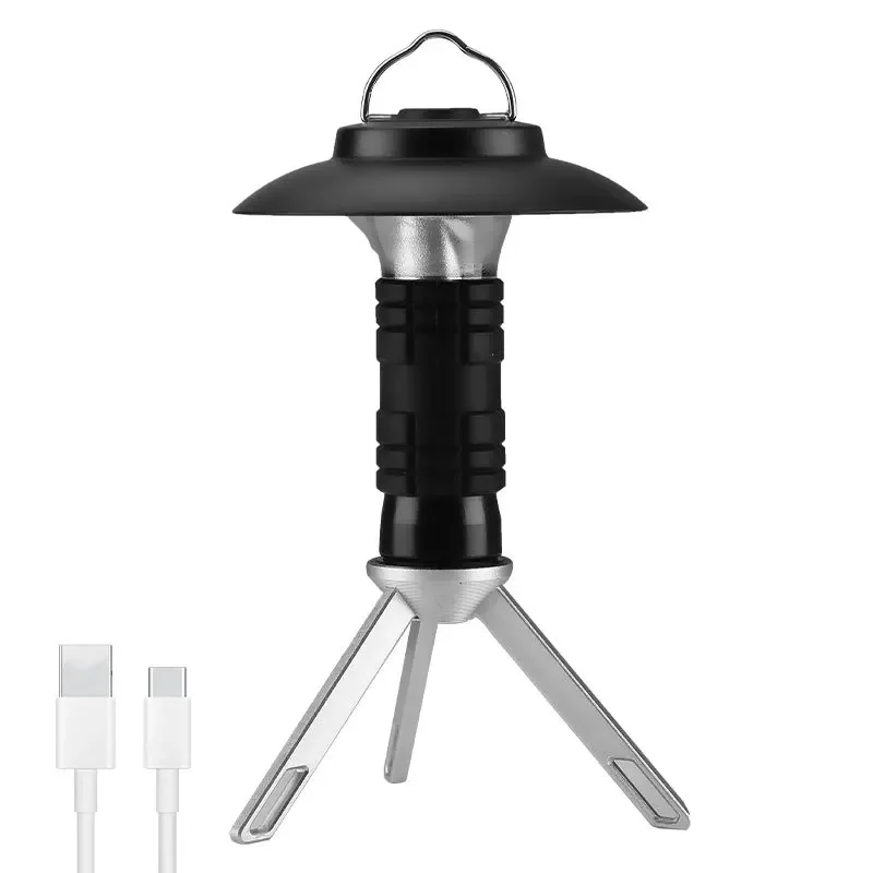 Portable Camping Light with Magnetic USB Rechargeable Camping Lantern Outdoor - £18.84 GBP