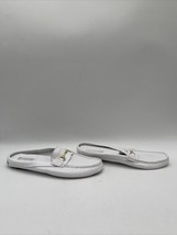 Women’s Saks Fifth Avenue Leather Mules White Size 9B - $44.54