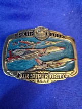 Vintage 1983 US Air Force Air Superiority Commemorative Belt Buckle - £22.05 GBP