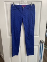 Lilly Pulitzer Pants Size 0, Kelly Skinny Ankle Royal Purple Blue Textur... - £24.26 GBP
