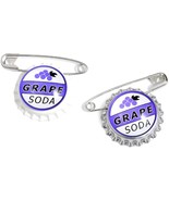 Grape Soda Up Metal Pin Badge - $7.00