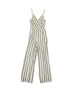 Lush White Black Jumpsuit Long Pants Romper Sleeveless V-Neck Women Size... - $15.30