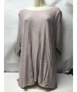 Lauren Conrad Lilac Gray Scoop Neck Sweater Womans Size L KG Career Wear... - $329.84 MXN