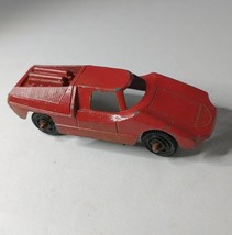 Vintage Tootsie Toy Fiat Abarth Red Made in U.S.A. Die Cast Collectible Car - £6.88 GBP