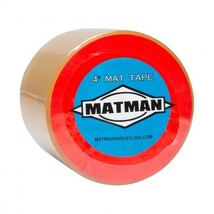 MatMan Wrestling | 4&quot; Clear Vinyl Mat Tape | 8mm | Choose Number of Rolls! |  - £13.43 GBP+