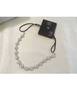 INC International Concepts Silver-Tone Crystal &amp; Sim. Pearl Headband C580 - $9.67