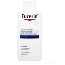 Eucerin AtoConrol Bath & Shower Cleansing Oil 400ml x 3 - £42.66 GBP