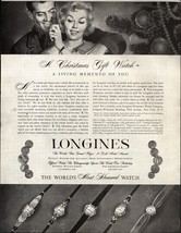1958 Longines-Wittnauer PRINT AD Christmas gift Women Watches 5 models e3 - £20.08 GBP
