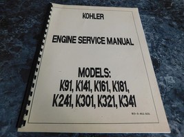 Kohler Engine Service manual K91 - K 341 - $19.99