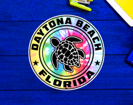 Daytona Beach Florida Sticker Decal 3&quot; Vinyl Sea Turtle - £4.14 GBP