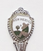 Collector Souvenir Spoon USA New Mexico Siesta Time Cloisonne Emblem - £3.15 GBP