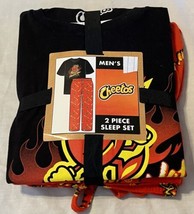 Men&#39;s Pajamas Cheetos Outfit Size Large 2pc Sleep Set Lounge Pants Flami... - $27.00