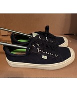 Cariuma OCA Low Sneakers Size Women 6.5 Men 5 Navy  Blue Canvas Shoes 10... - £43.24 GBP