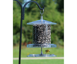 Bird Feeder Seed Feeder Weather Resistant Clear Made in USA Hanging - £77.91 GBP