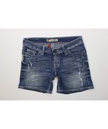 Buckle BKE Womens 26 Faded Thick Stitch Stella Stretch Denim Jean Shorts... - $827.85 MXN