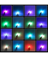 2pcs 18 smd rgb t10 194 168 w5w led remote controller car dome reading l... - $22.97 CAD