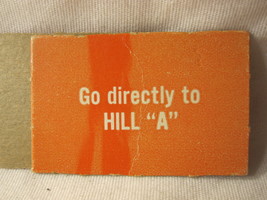 1963 Combat! tv series Board Game Piece: &#39;Go to Hill A&#39; Red Card - £1.59 GBP