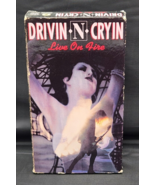 Drivin&#39; n&#39; Cryin&#39; Live VHS Island Records hair metal glam rock iggy pop ... - $4.98