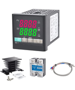 Temperature Controller Kit Voltage AC 100~240V Comes with SSR 40DA Solid... - £45.50 GBP