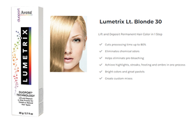 AVENA Lumetrix Duoport Permanent Hair, Lt. Blonde 30 image 2