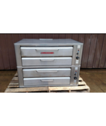 BLODGETT STAINLESS 961 P NATURAL DECK GAS DOUBLE PIZZA OVENS WITH  NEW S... - $112,149.61 MXN