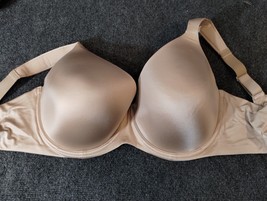 NWT Secret Treasures Bra Women 44DDD Beige Smoothing T Shirt Comfort Straps - £11.14 GBP