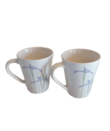 Corelle Coordinates Porcelain Coffee Mugs 12ozShadow Iris  Purple Set 2 - £10.99 GBP