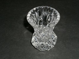 Leaded Crystal Vase Vintage Unbranded - £11.80 GBP