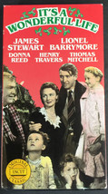 It&#39;s A Wonderful Life, VHS 1987, James Stewart, Lionel Barrymore, Donna ... - £3.10 GBP