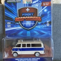 1969 Ford Econoline Ambulance - Ontario 1:64 Scale Model - Greenlight 67... - $14.85