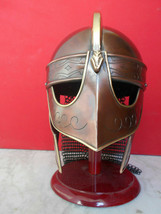 Medieval Norman Viking Valsgrade Armour Helmet Knight Helmet Halloween Gift - £69.27 GBP