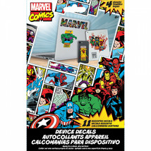 Marvel Super Heroes Classic Characters Electronic Device Decals Multi-Color - £12.73 GBP