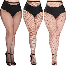 Fishnet Stockings, High Waist Tights Stockings for Women, Fishnets Thigh High St - £6.22 GBP+