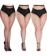 Fishnet Stockings, High Waist Tights Stockings for Women, Fishnets Thigh... - £6.22 GBP+