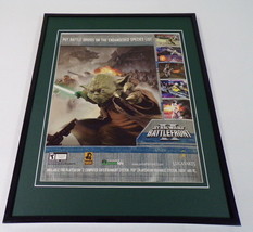 2005 Star Wars Battlefront II Framed 11x14 ORIGINAL Advertisement Yoda - £27.24 GBP
