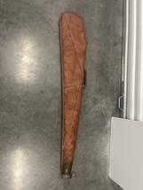 Vintage MCM Sears 1960 Hunting Rifle Canvas Leather Embossed Case 44 1/2... - $70.30 CAD