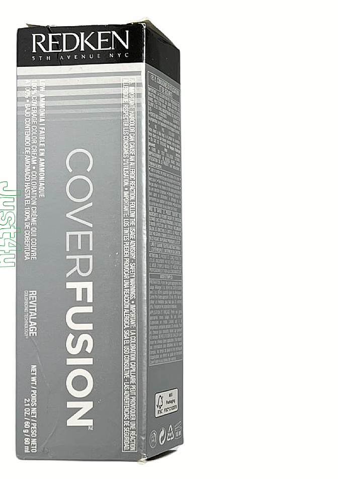 Primary image for REDKEN Color Fusion COVER FUSION Hair Color Cream (Grey / White Box) ~ 2.1 fl oz
