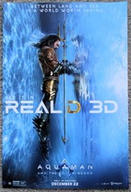 Aquaman And The Lost Kingdom 11&quot; X 17&quot; Promo Movie Poster See It In Real 3D - £10.56 GBP
