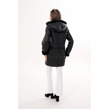 Vinci The Belluna Black Shearling Women Jacket image 3