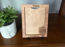 5x7 Hanukkah Wood Picture Frame Hanukkah Decoration Holiday Picture Frames - £16.09 GBP