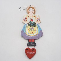 Hungary Ethnic Doll Wall Hanging 9&quot; - $34.64