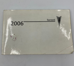 2006 Pontiac Torrent Owners Manual OEM C04B34023 - £21.29 GBP