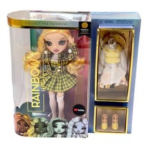 MGA Rainbow High Sheryl Meyer Yellow Fashion Doll 2 Outfits 10 in New Sealed - £71.85 GBP