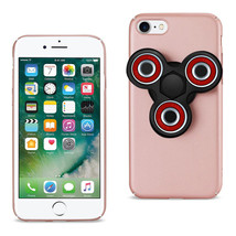 Pink Rose TPU Case for Apple iPhone 7 / 8 / SE2 - LED Fidget Spinner USA Fast! - £13.64 GBP