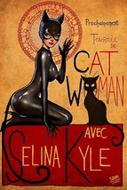 Nathan Szerdy SIGNED DC Comics Batman Art Print ~ Catwoman / Selina Kyle - £20.25 GBP
