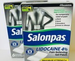 Salonpas Pain Relieving Gel-patch,12 Gel Patches Exp04/2026 2 Boxes Of 6... - $18.71