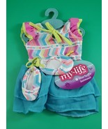 My Life As Blue Ruffle Swimsuit for 18&quot; Doll - £7.77 GBP